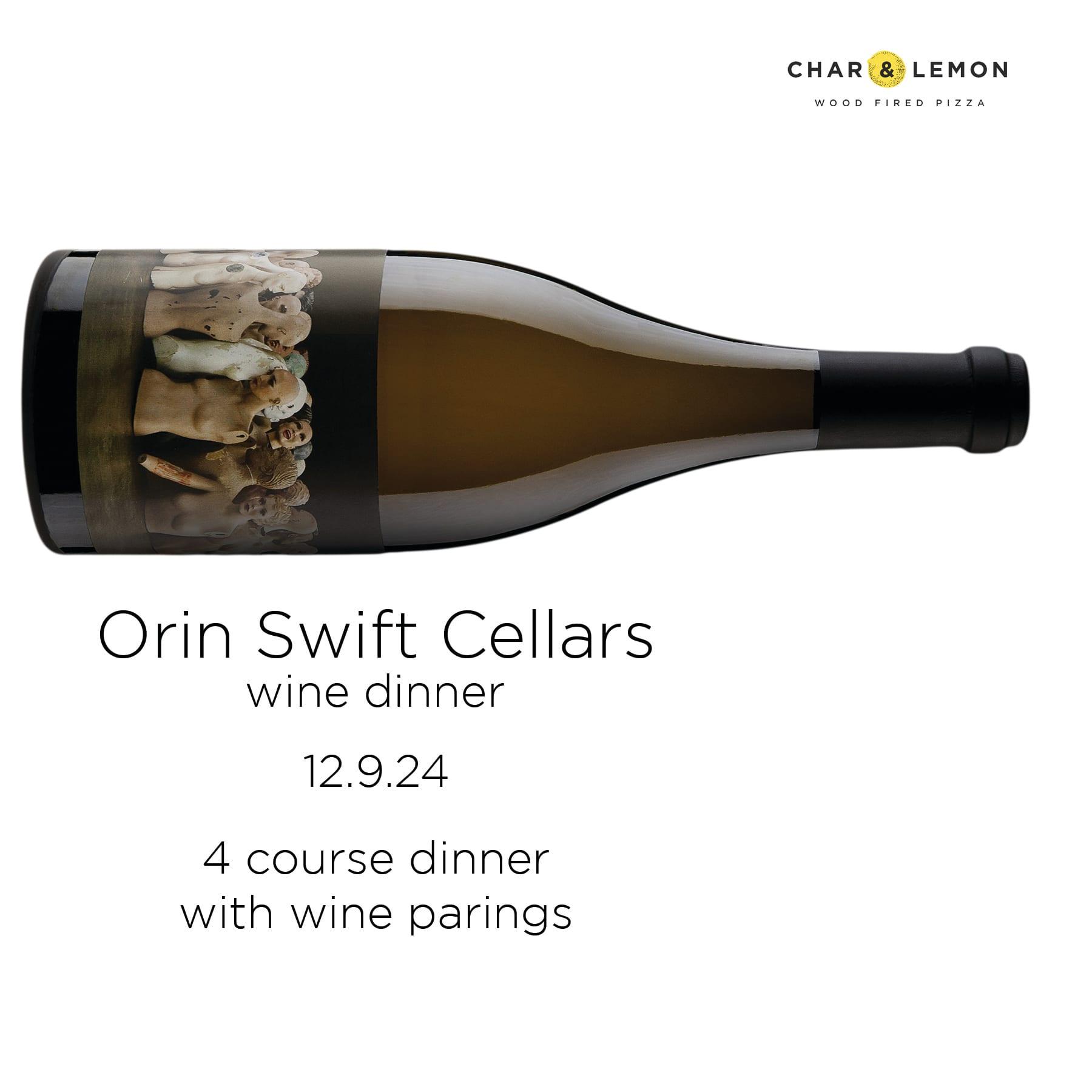 Orin Swift Wine Dinner