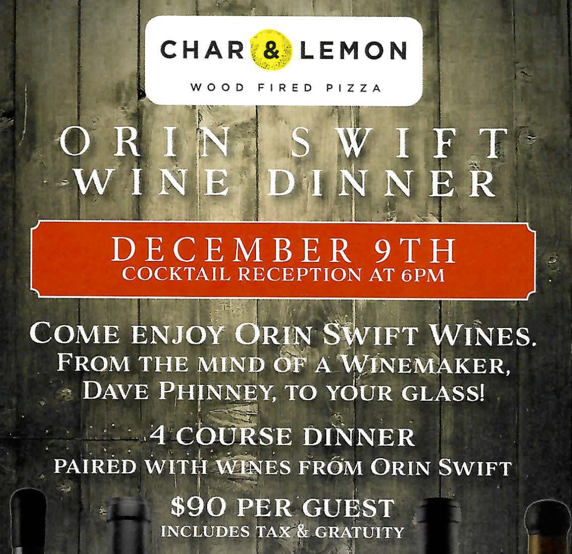 Orin Swift Wine Dinner Tu